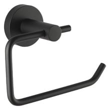 Euro Black Wall Mounted Pin Toilet Roll Holder